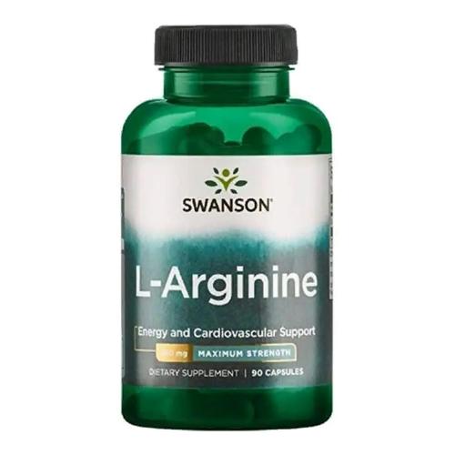 Аргінін Swanson L-Arginine 850 mg 90 Caps