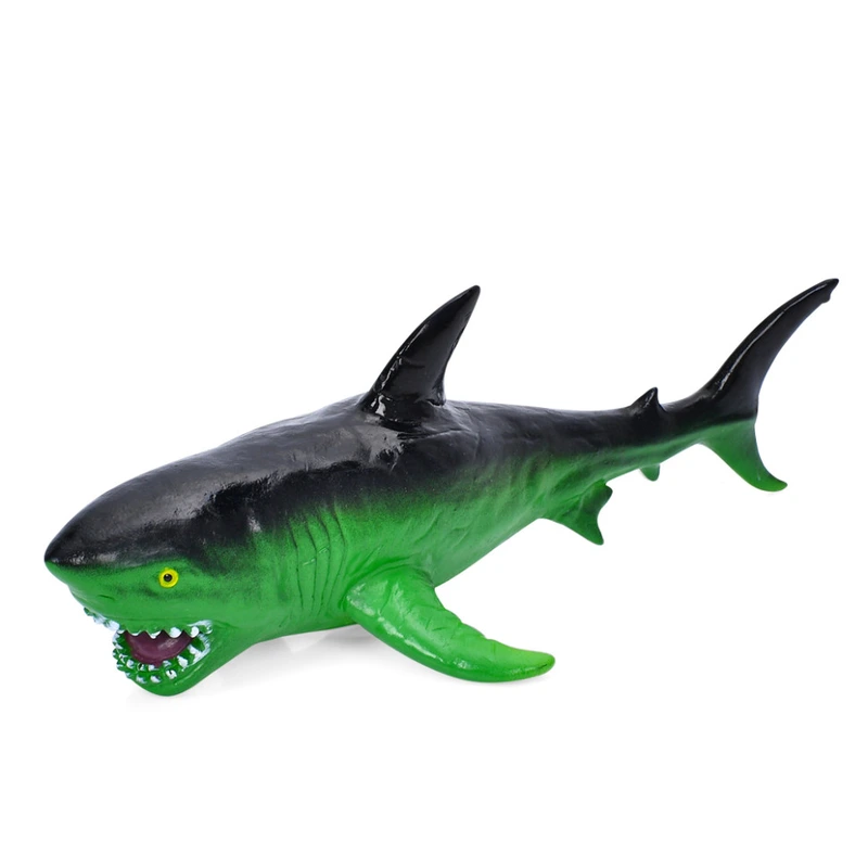 Ігрова фігурка Океанського мешканця Акула HY6777 4 Black Green 27 см (8801)