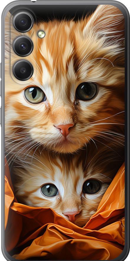 Чехол на Samsung Galaxy A34 A346E Котики 2 (5664u-2936-42517)