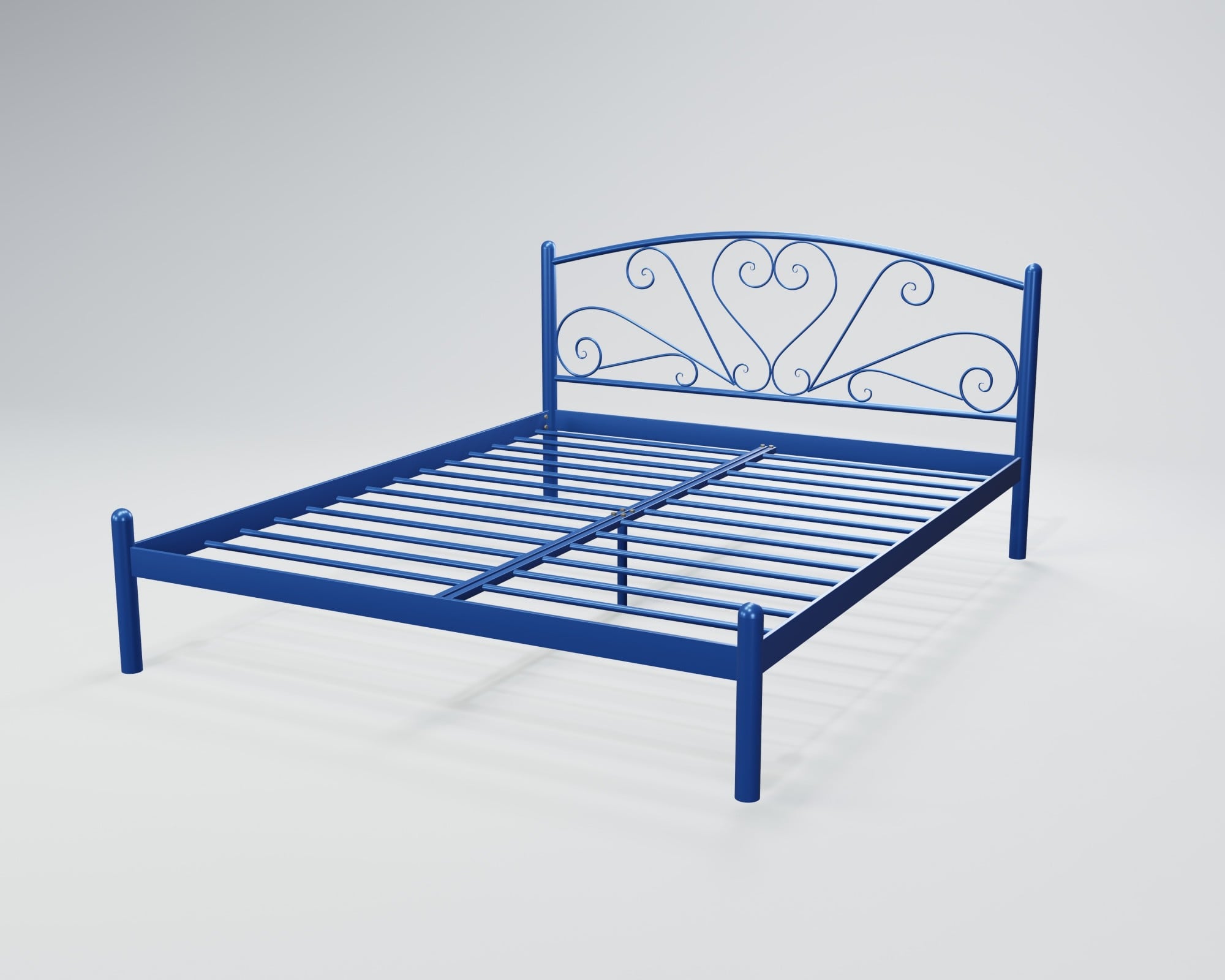 Кровать двухспальная BNB KarissaDesign 160х190 см Синий (r2_ten_0515)