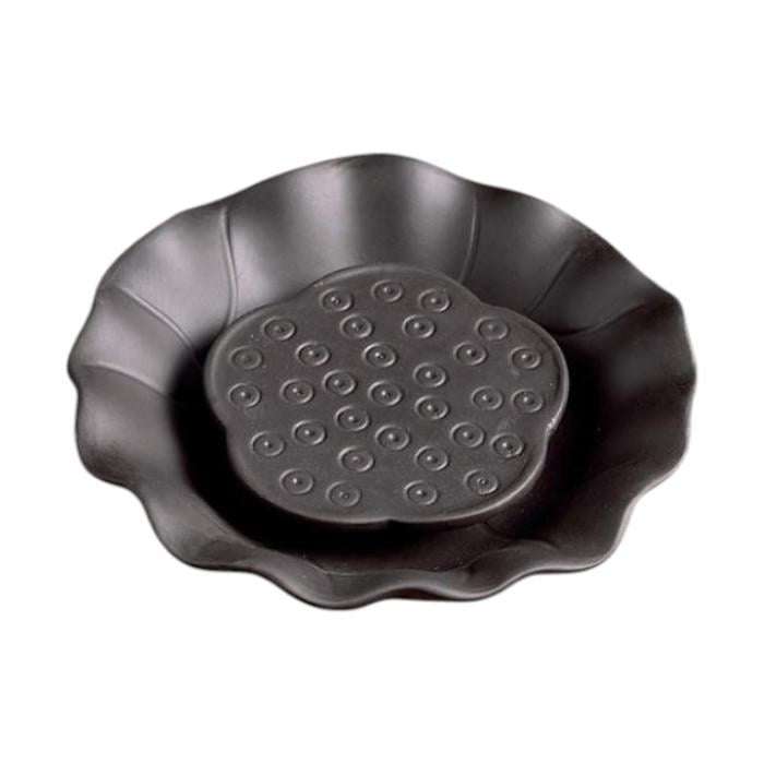 Таця-чабань для чайної церемонії Квіточка 15х3,8 см 200 мл Чорний (OS-T2577-1) Таця-чабань для чайної церемонії Квіточка 15х3,8 см 200 мл Чорний (OS-T2577-1)