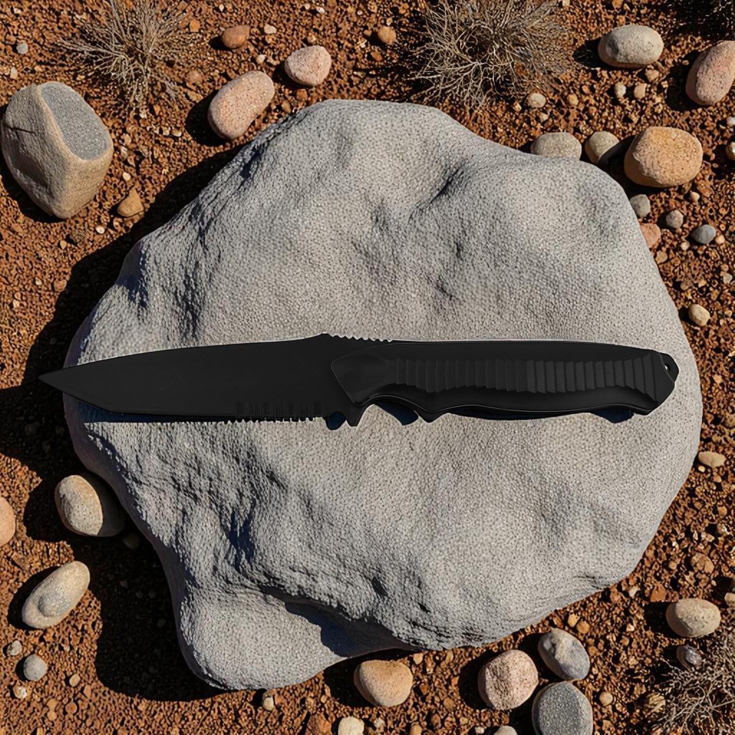 Нож охотничий тренировочный GDragon Sport Черный (141_5_0_1) - фото 20 Нож охотничий тренировочный GDragon Sport Черный (141_5_0_1) - фото 20