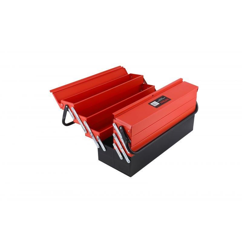 Ящик для инструментов Kraft&Dele KD1074 2581446901 металлический 7 секций Красный/Черный