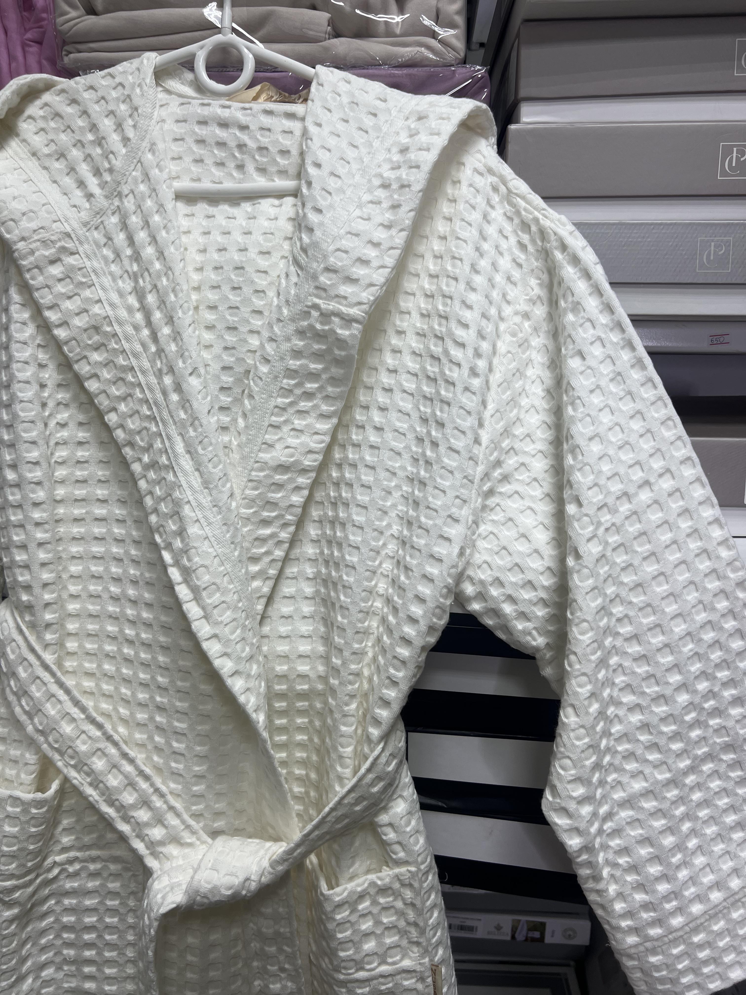 Халат жіночий вафельний Nusa M бавовна Білий (2703973337) - фото 3 Халат жіночий вафельний Nusa M бавовна Білий (2703973337) - фото 3