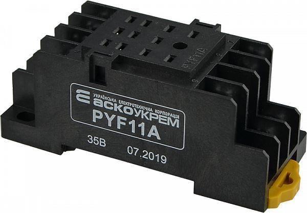 Колодка для проміжного реле АСКО-Укрем PYF11A 3А 3к 220V AC МY3 (A0090020004) - фото 1 Колодка для проміжного реле АСКО-Укрем PYF11A 3А 3к 220V AC МY3 (A0090020004) - фото 1