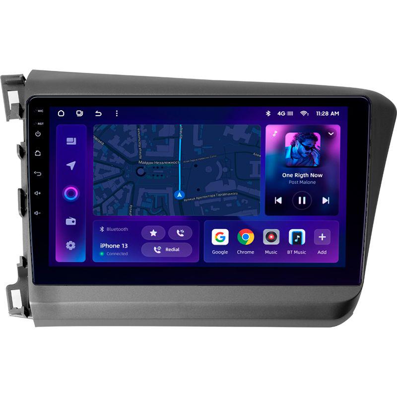 Автомагнитола штатная AMS MOSS M2 4/32 GB для Honda Civic 9 FB FK FD 2011-2015 9" (AR-92836)