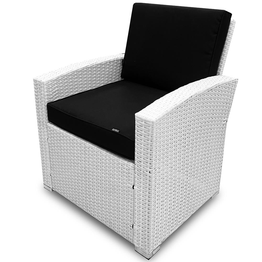 Кресло садовое Just Relax Milano для улицы из ротанга Белый