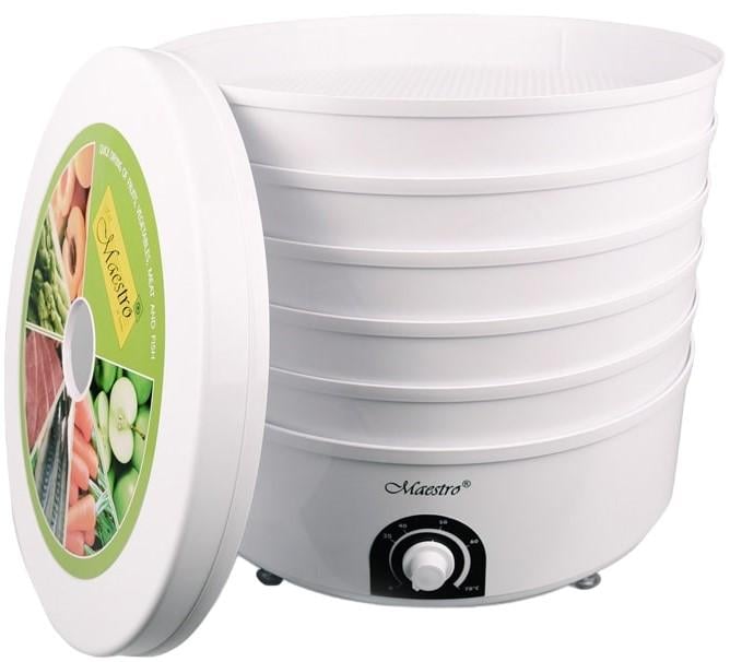 Сушилка для овощей и фруктов Maestro MR-766 20 л 520 Вт Белый (GR-06717)