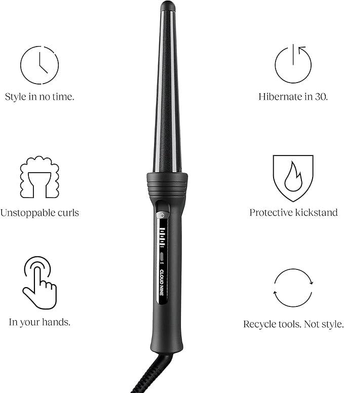 Плойка для локонів професійна CLOUD NINE The Texture Wand (355588) - фото 4 Плойка для локонів професійна CLOUD NINE The Texture Wand (355588) - фото 4