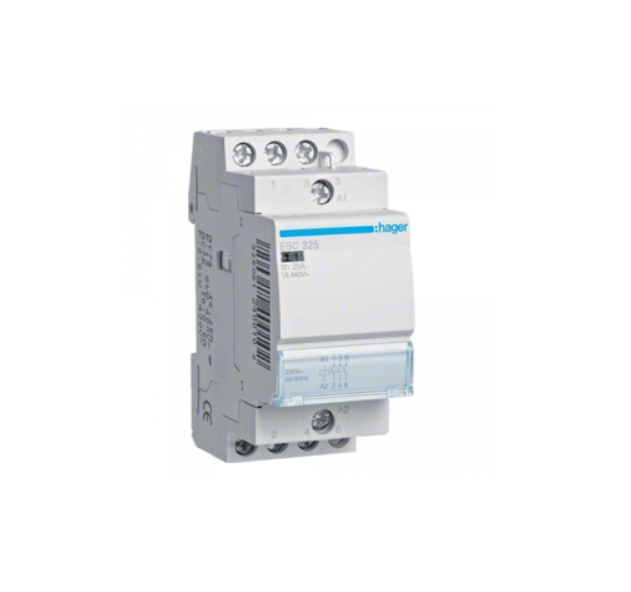 Контактор Hager ESC325 25A 3НВ 230 В