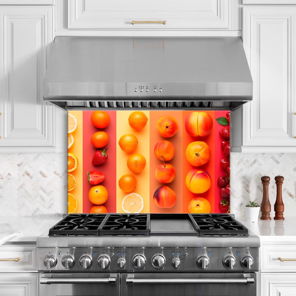 Стеклянная панель для кухни NovellaPrint Солнечные плоды 60х40 см (1031.1)
