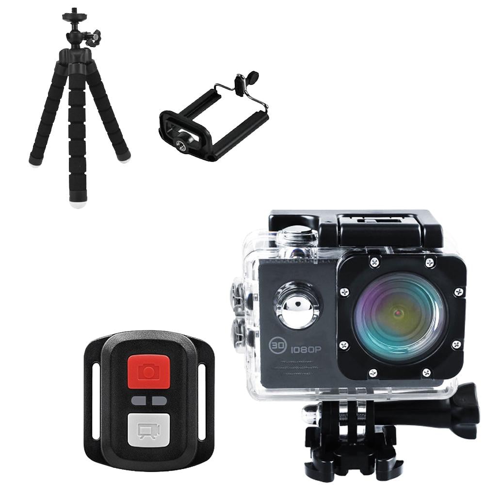 Екшн-камера Action camera SJR700 UltraHD з аквабоксом для підводної зйомки без Wi-Fi + Гнучкий штатив - фото 18