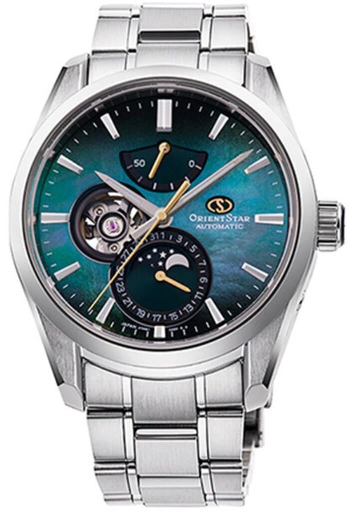 Наручные часы мужские Orient Star RE-AY0006A00B со стальным корпусом/сапфировым стеклом WR 100 м Перламутровый (3124788968)