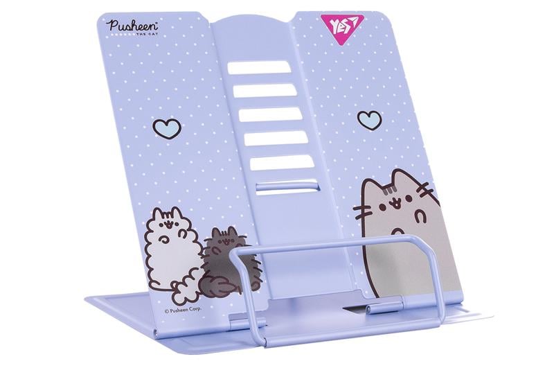 Підставка для книг YES Pusheen 470523 металева Фіолетовий