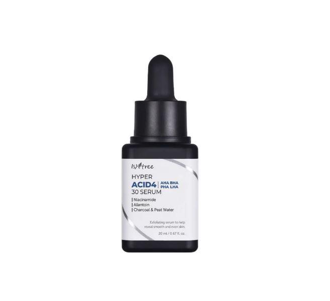 Сироватка-пілінг змивна Isntree Hyper Acid4 AHA BHA PHA LHA 30 Serum на основі кислотами 20 мл (ISNT5263) - фото 1