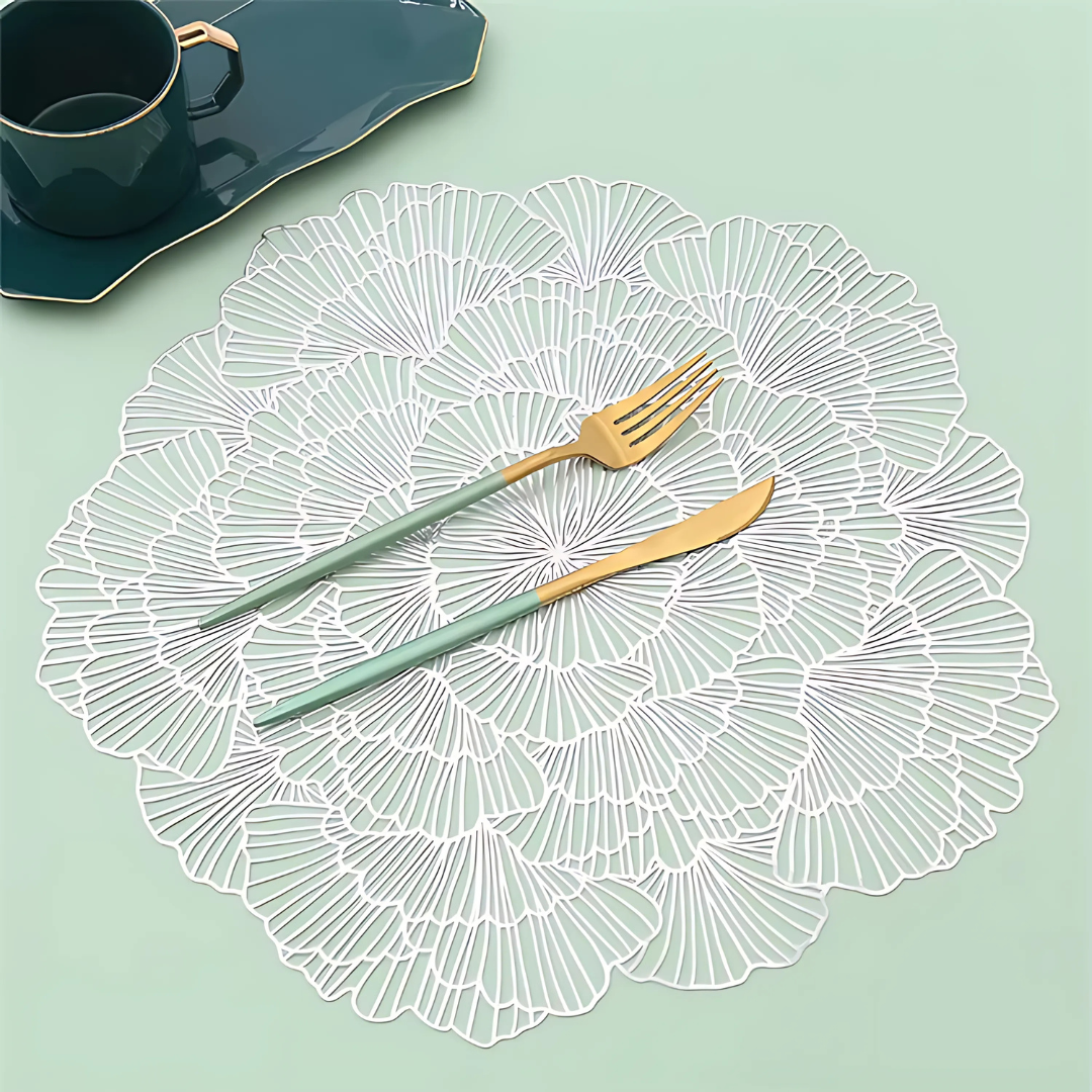 Салфетка сервировочная под горячее 2 шт. Серебристый (C052_silver) - фото 4 Салфетка сервировочная под горячее 2 шт. Серебристый (C052_silver) - фото 4