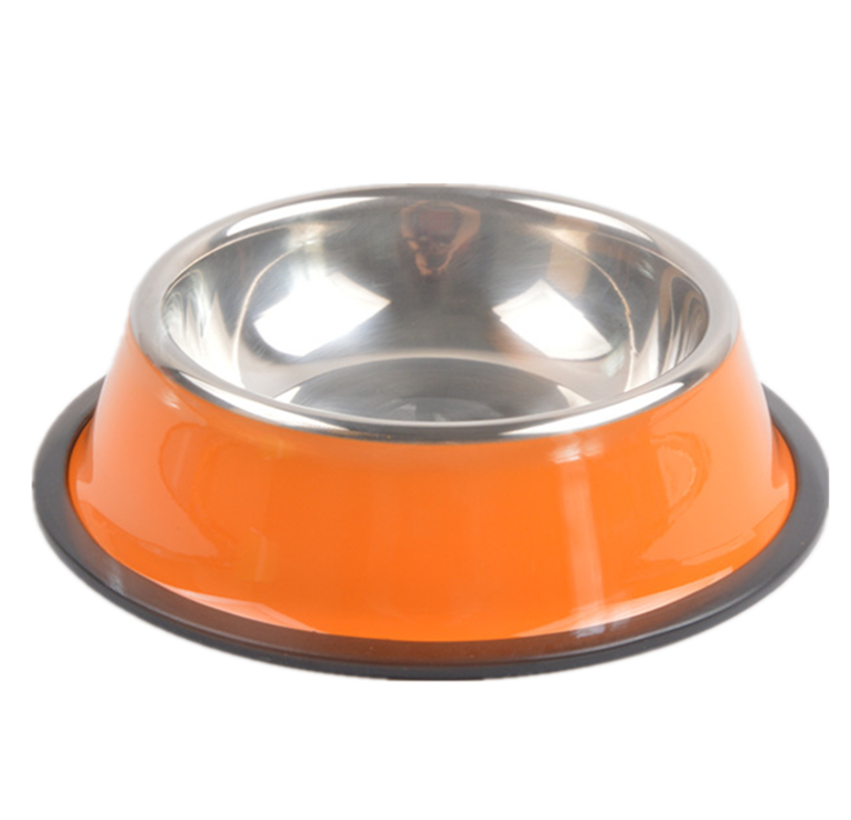 Миска для животных из нержавеющей стали 0,8 л 26 см Оранжевый (2296440516) - фото 1 Миска для животных из нержавеющей стали 0,8 л 26 см Оранжевый (2296440516) - фото 1