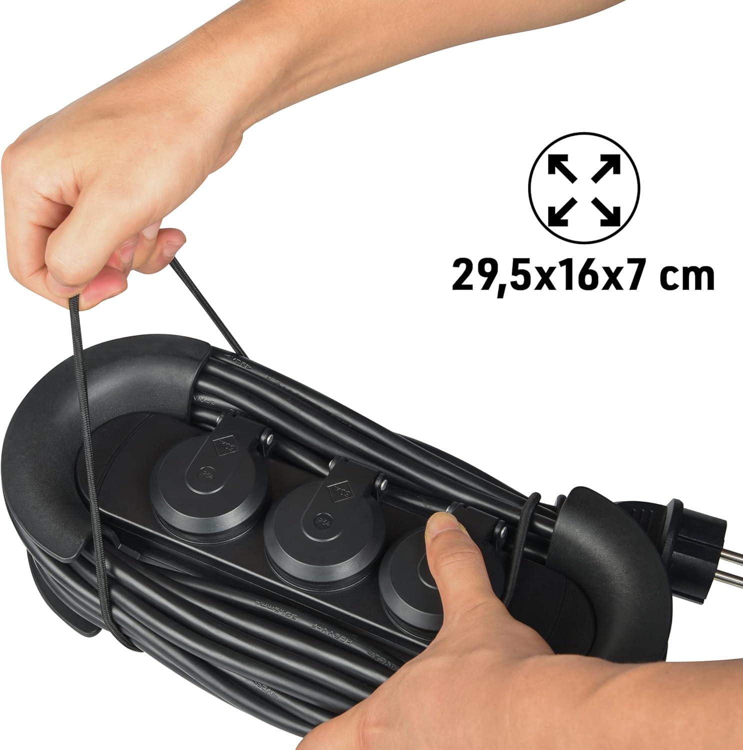 Подовжувач Electraline 3 розетки 10 м 3х1,5 мм² IP44 - фото 5 Подовжувач Electraline 3 розетки 10 м 3х1,5 мм² IP44 - фото 5