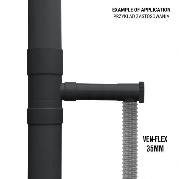 Відведення дощової води GRAFIT з клапаном ø 90 мм (IBCLZ1-090-DGY) - фото 2 Відведення дощової води GRAFIT з клапаном ø 90 мм (IBCLZ1-090-DGY) - фото 2