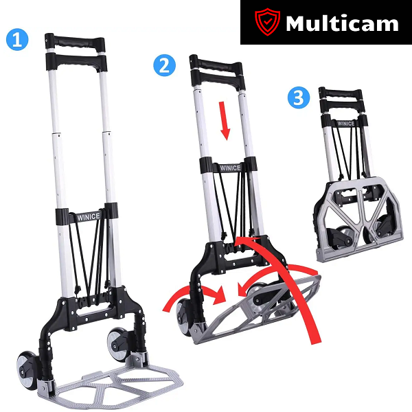 Візок ручний алюмінієвий Multicam Boxer вантажний до 70 кг - фото 5 Візок ручний алюмінієвий Multicam Boxer вантажний до 70 кг - фото 5