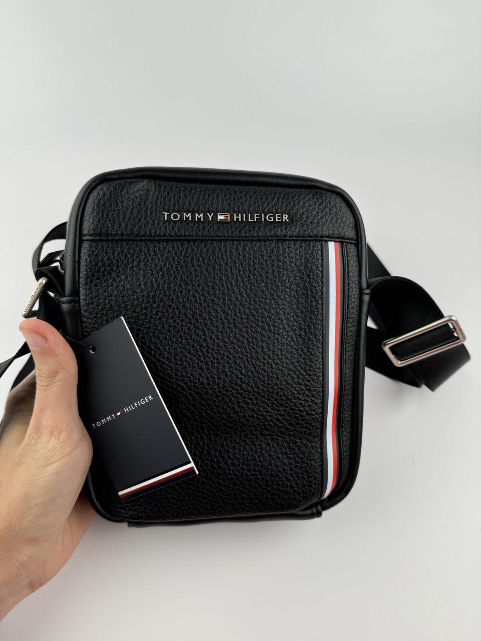 Мужская барсетка Tommy Hilfiger через плечо Черный (2280330988) - фото 2 Мужская барсетка Tommy Hilfiger через плечо Черный (2280330988) - фото 2