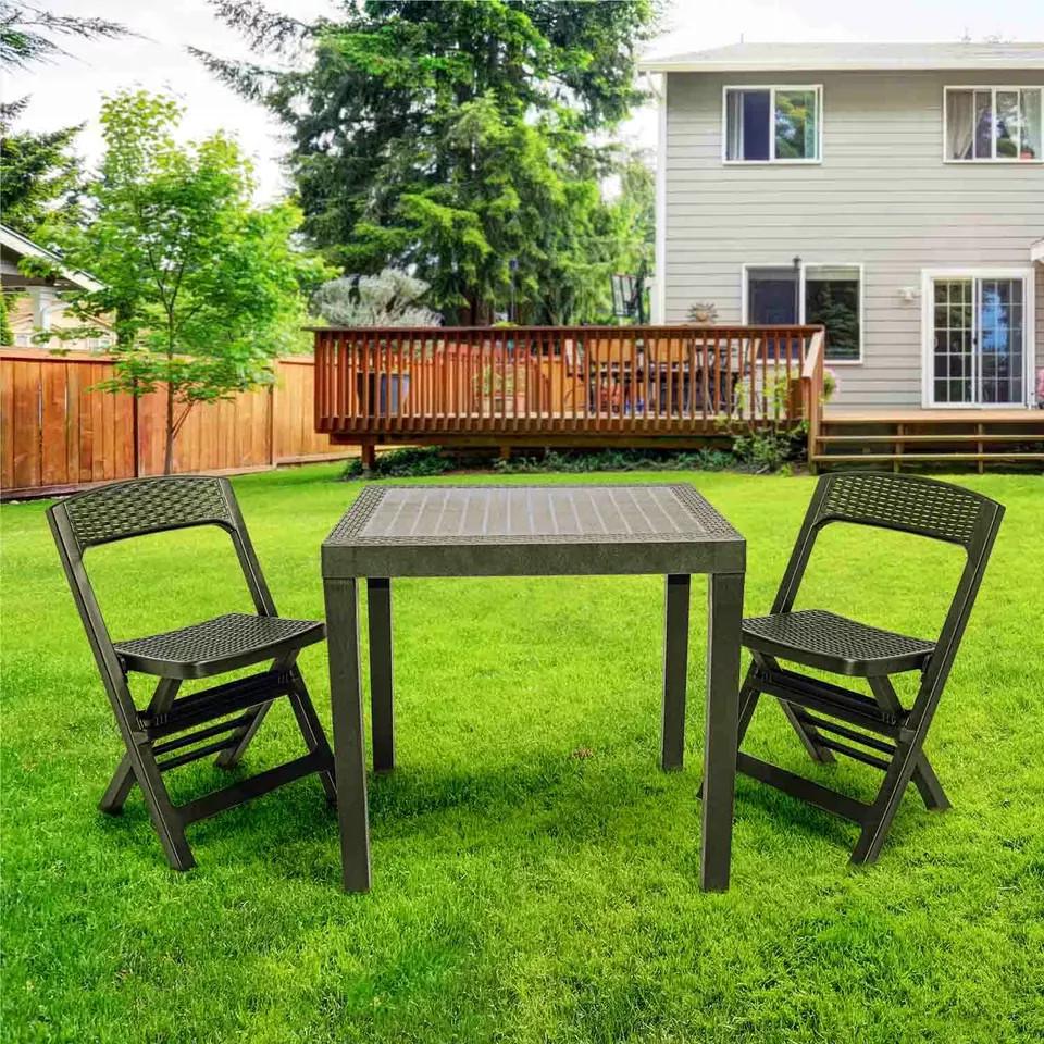 Стол ProGarden POKER 78x65x72 см Антрацит (3676) - фото 4 Стол ProGarden POKER 78x65x72 см Антрацит (3676) - фото 4