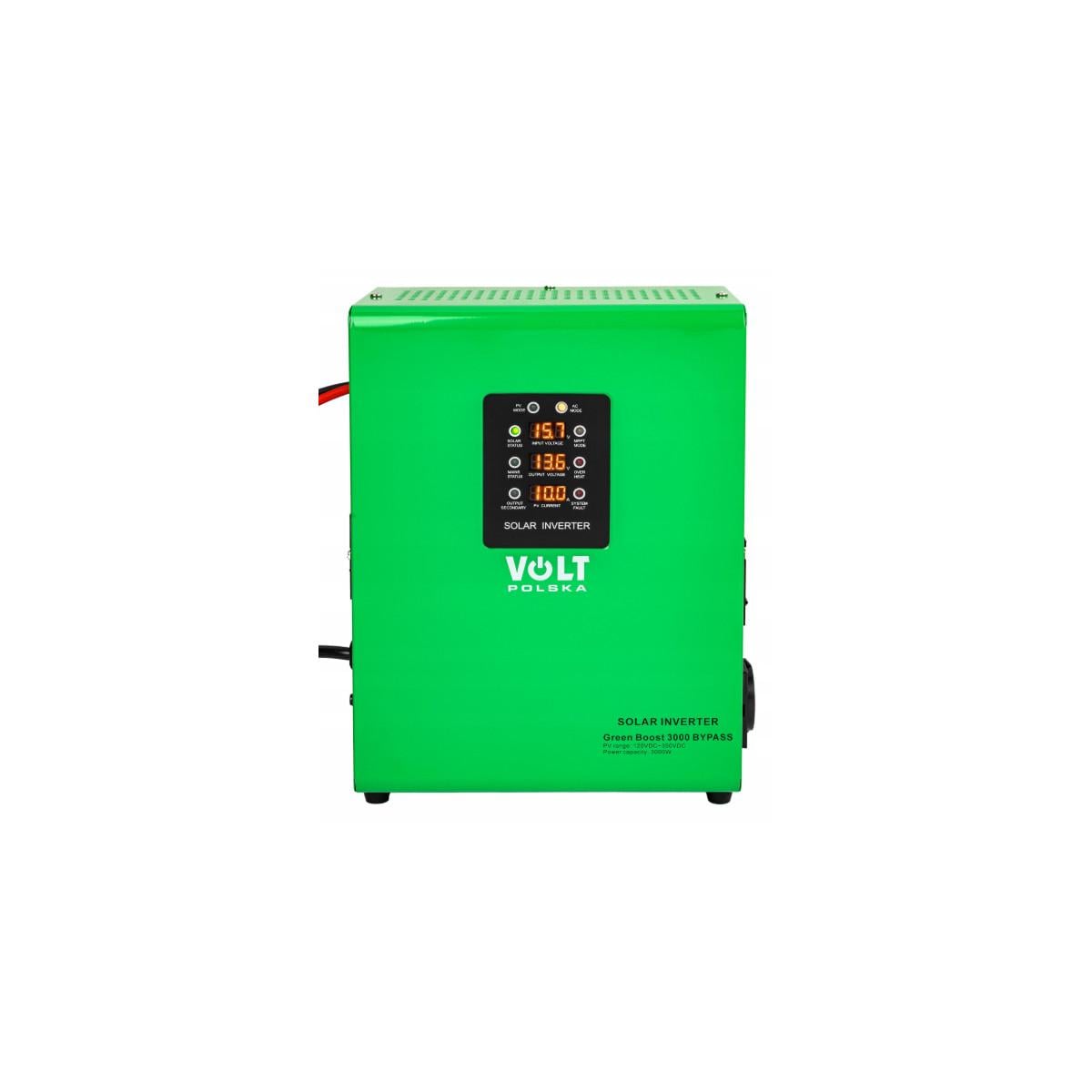 Инвертор солнечный Volt Polska GREEN BOOST 3000 BYPASS 120-350 В постоянного тока (3SR3000005)