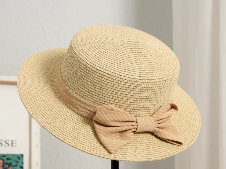 Шляпа соломенная канотье с бежевым бантом 55-58 см Бежевый (35-137-1419-БЕЖ) Шляпа соломенная канотье с бежевым бантом 55-58 см Бежевый (35-137-1419-БЕЖ)
