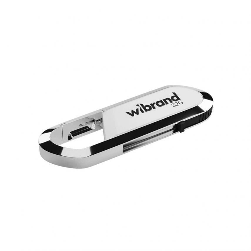 Флеш-пам'ять USB Wibrand Aligator 32GB USB 2.0 White