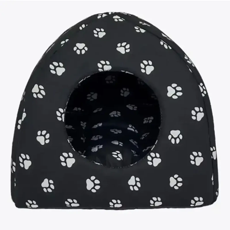 Будиночок для собак та кішок з подушкою всередині м'який 34х40 см