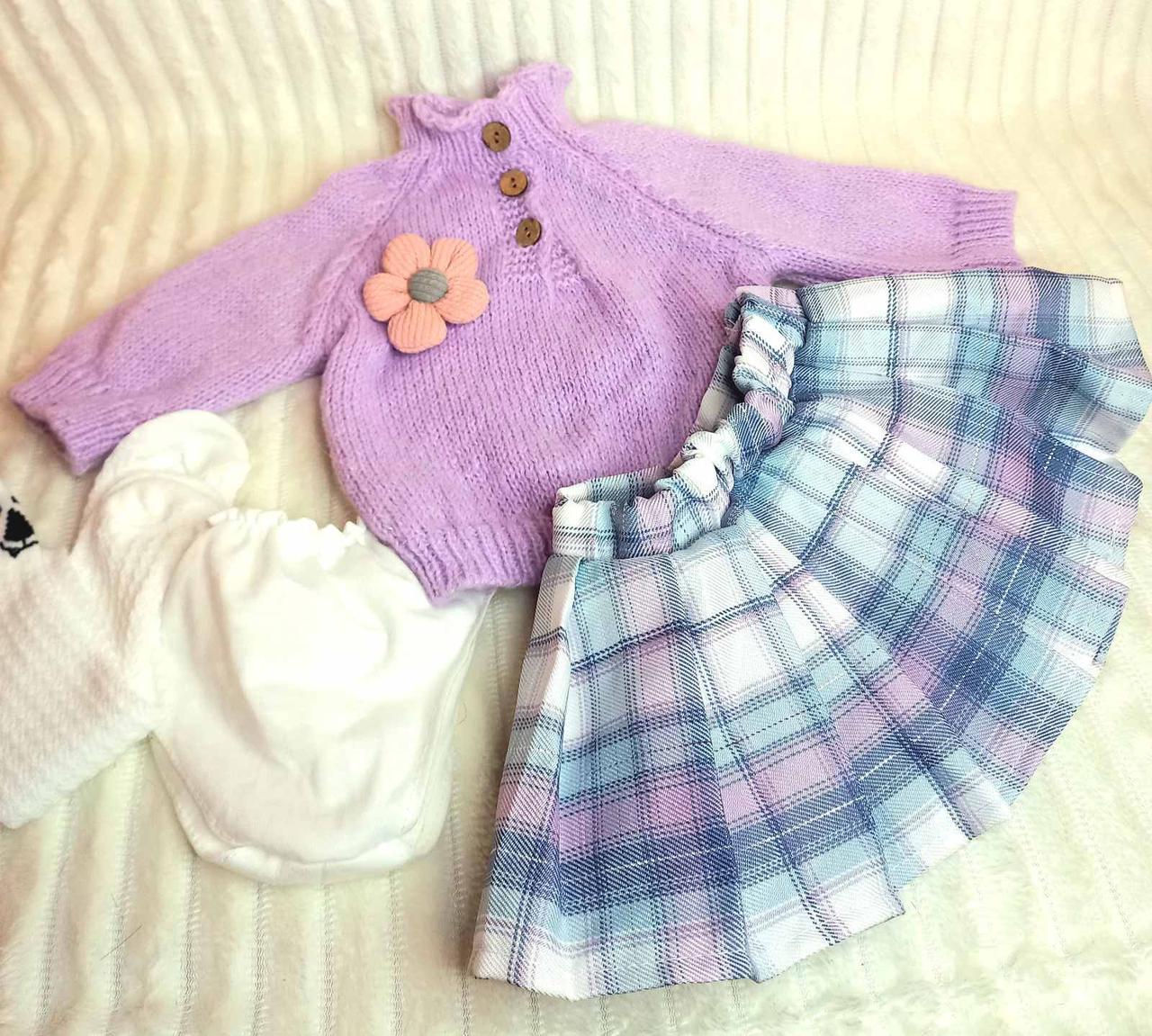 Одяг для ляльки Реборн 55-60 см з 5 предметів (2036727236) - фото 2 Одяг для ляльки Реборн 55-60 см з 5 предметів (2036727236) - фото 2