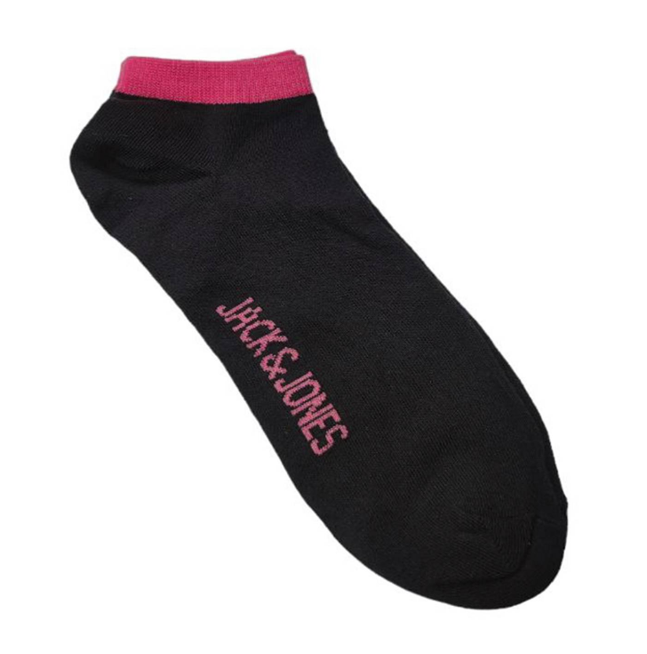 Мужские трусы боксеры и носки Jack & Jones ADDITIONAL 1 шт р. L Черный/Светло-розовый (35567676) - фото 3