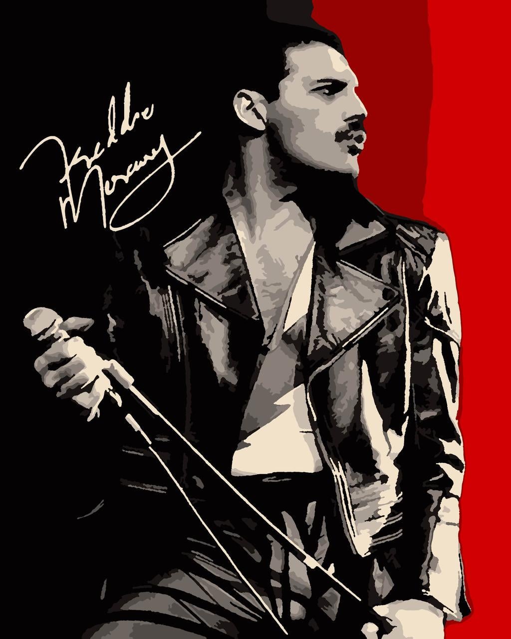 Картины по номерам Artissimo PN2005 Фредди Меркьюри полотно на подрамнике 40x50 см (2773371052)