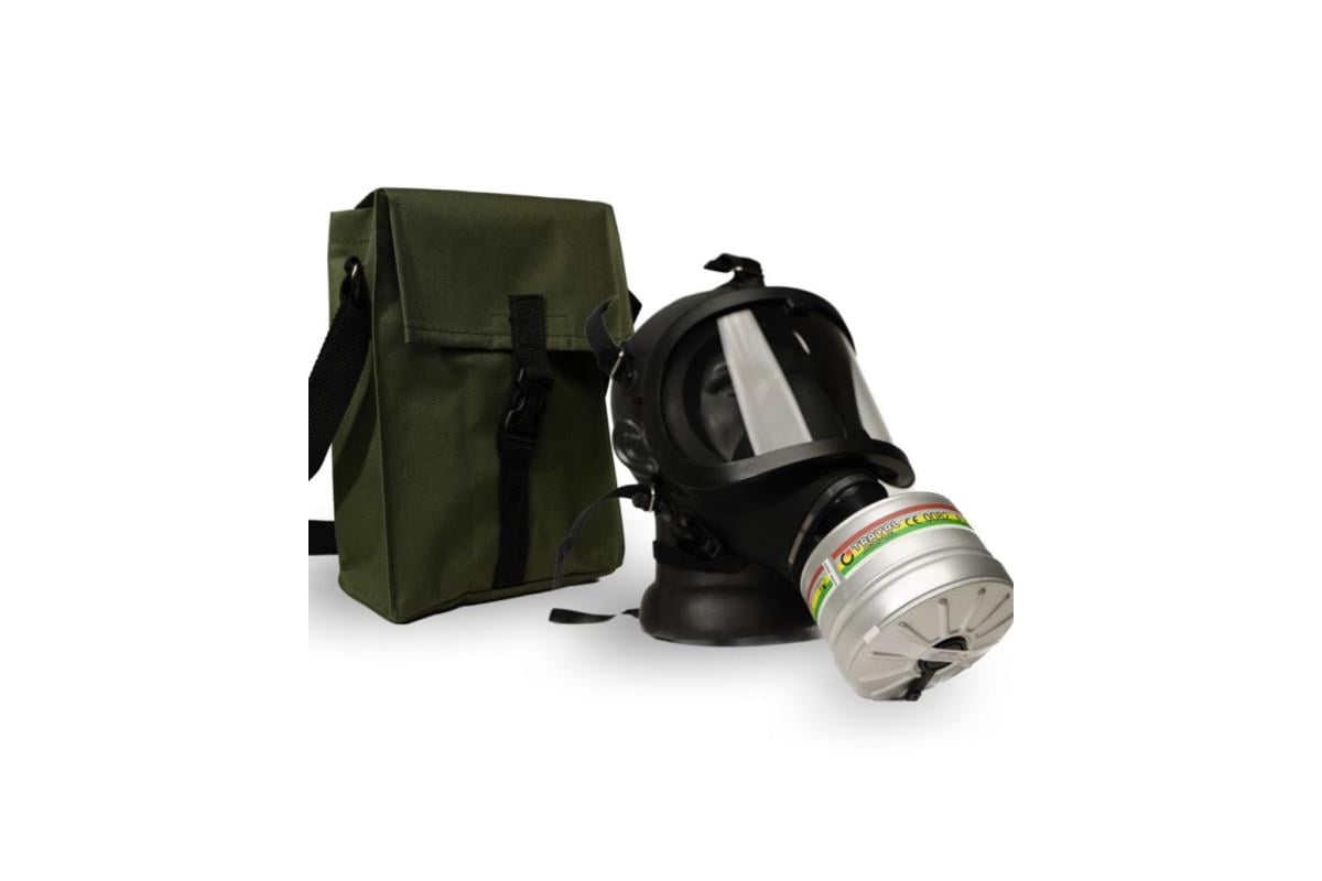 Протигаз ГП9 ППМ88 з військовим фільтром Trayal та підсумком захист від хімічних атак