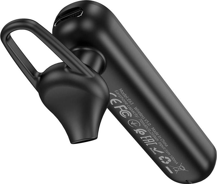 Гарнитура Bluetooth Hoco E63 Diamond Headset чорний (758873) - фото 3 Гарнитура Bluetooth Hoco E63 Diamond Headset чорний (758873) - фото 3