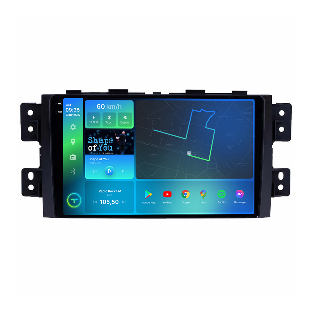 Автомагнітола штатна Torssen 2K F9464 для Kia Mohave 4G/Carplay/DSP 4/64 GB 9" (202300197)