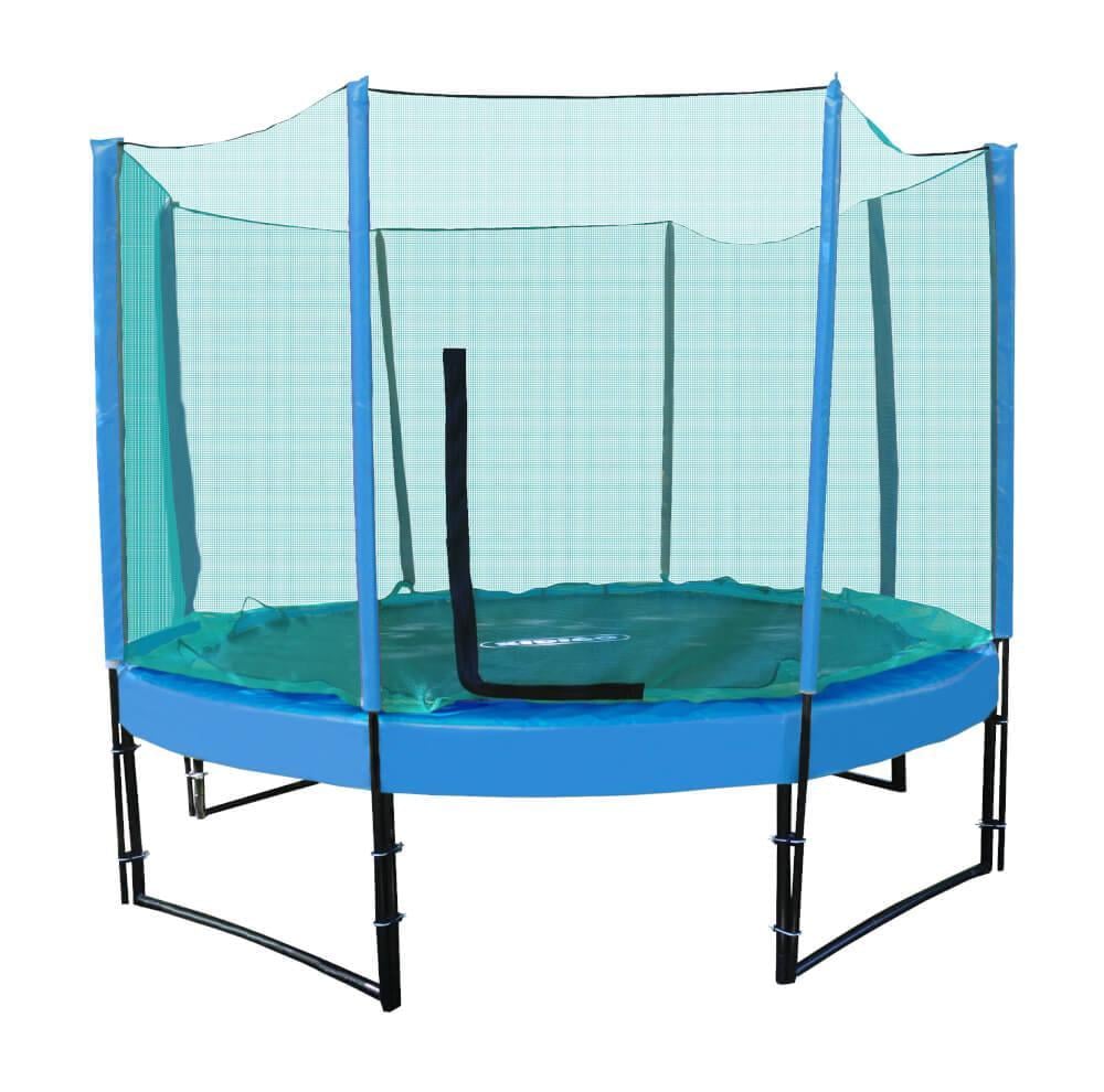 Батут із сіткою Kidigo Premium 244 см Blue/Blue (222760)