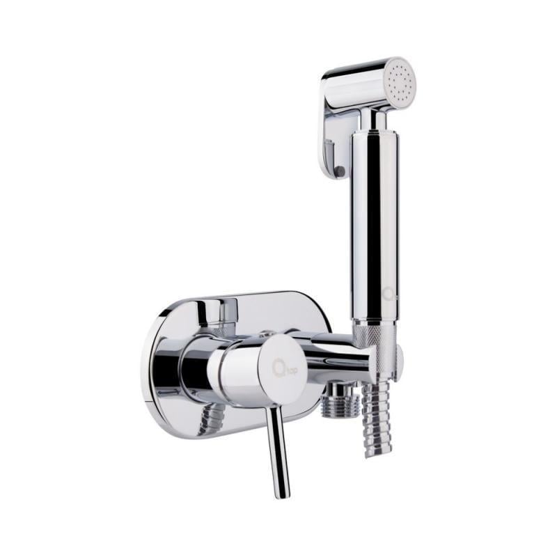 Набор для гигиенического душа со смесителем Q-tap Inspai Varius CRM V00440501 (13988)