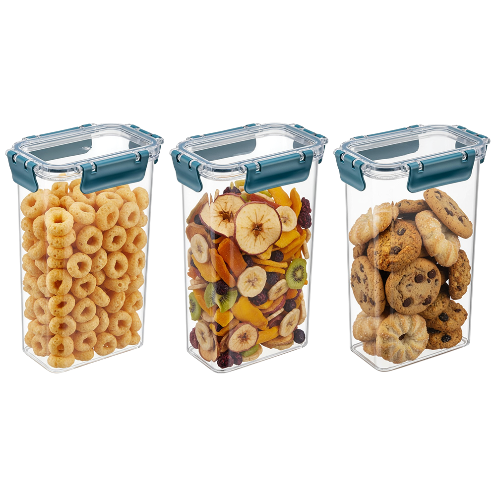 Набор для хранения продуктов 1,6 л 3 шт. Прозрачный (29860850) - фото 9 Набор для хранения продуктов 1,6 л 3 шт. Прозрачный (29860850) - фото 9