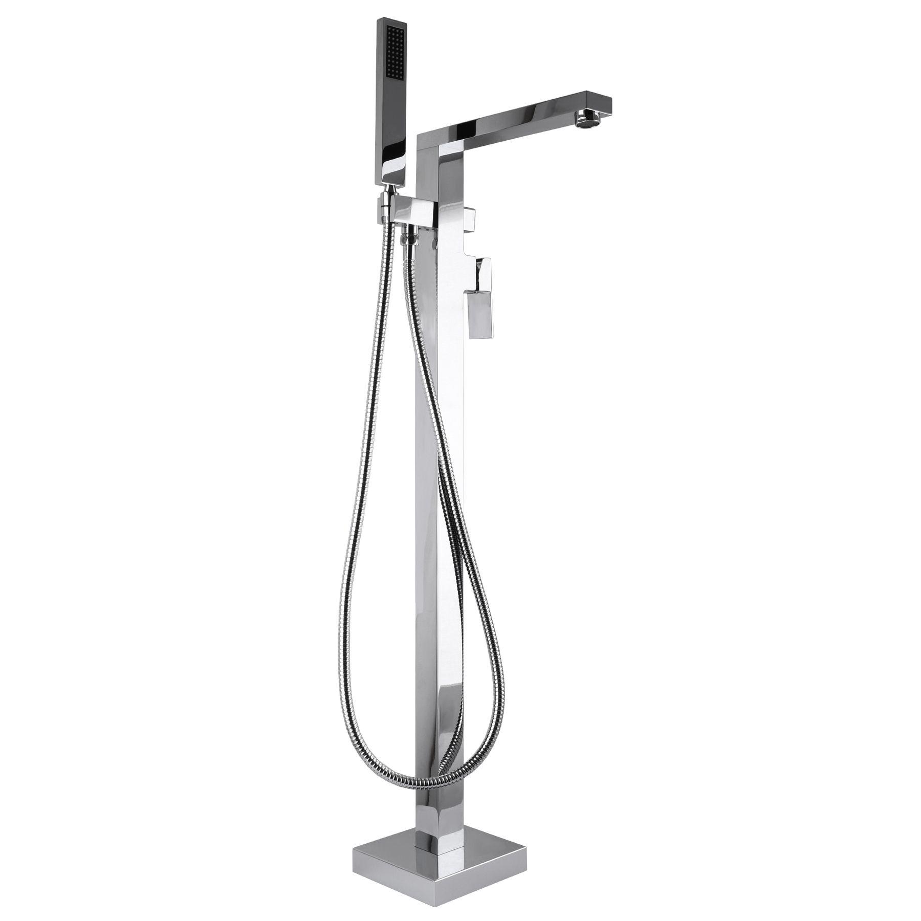 Смеситель для ванной TOPAZ ODISS TO 18113-H66 000021001 Хром напольный (114738)