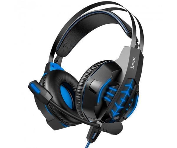 Наушники полноразмерные Игровые Hoco W102 Cool Blue