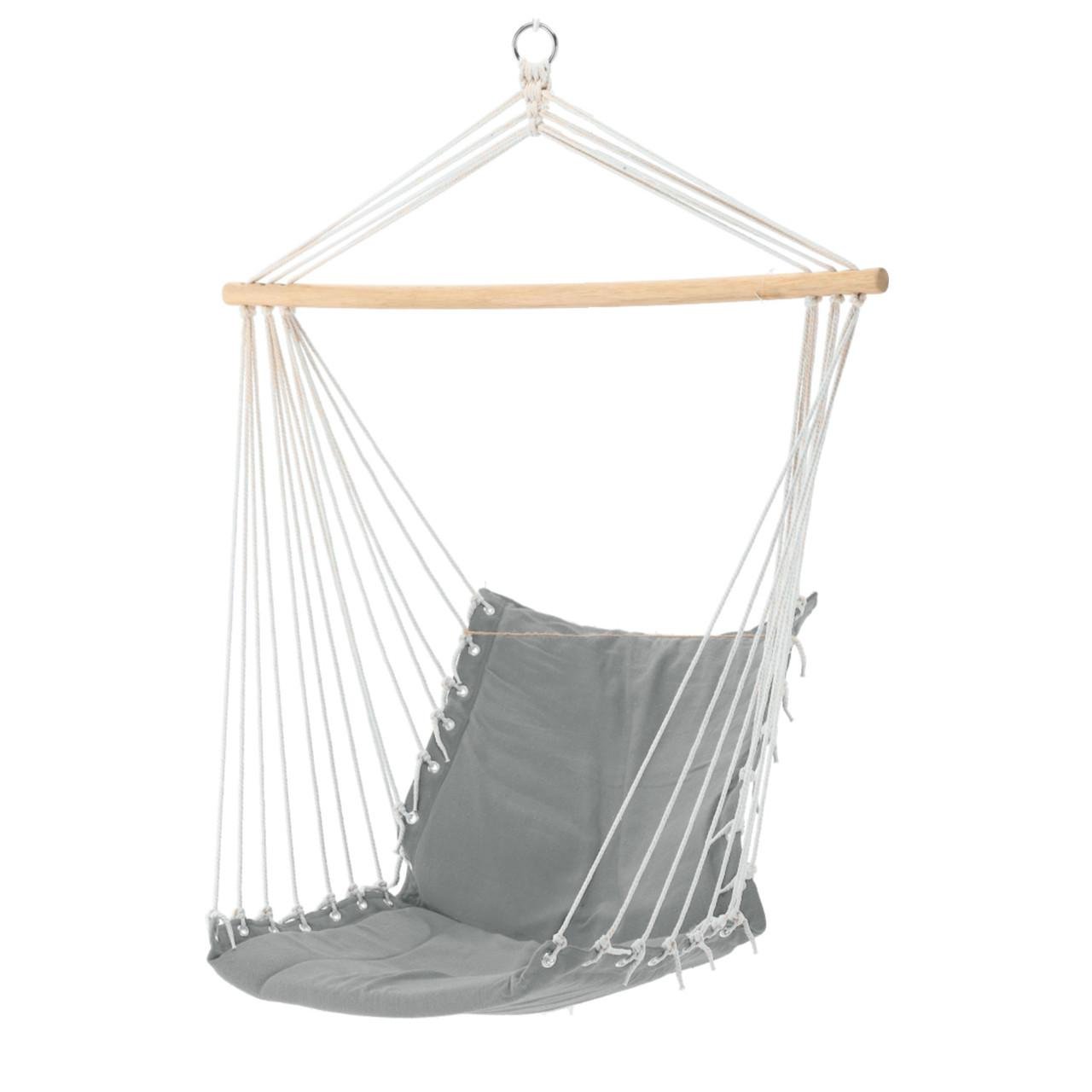 Кресло подвесное GardenLine к потолку Серый