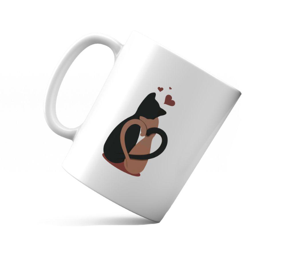 Кружка керамическая Лучше двум как одному 350 мл (хрч0023у)