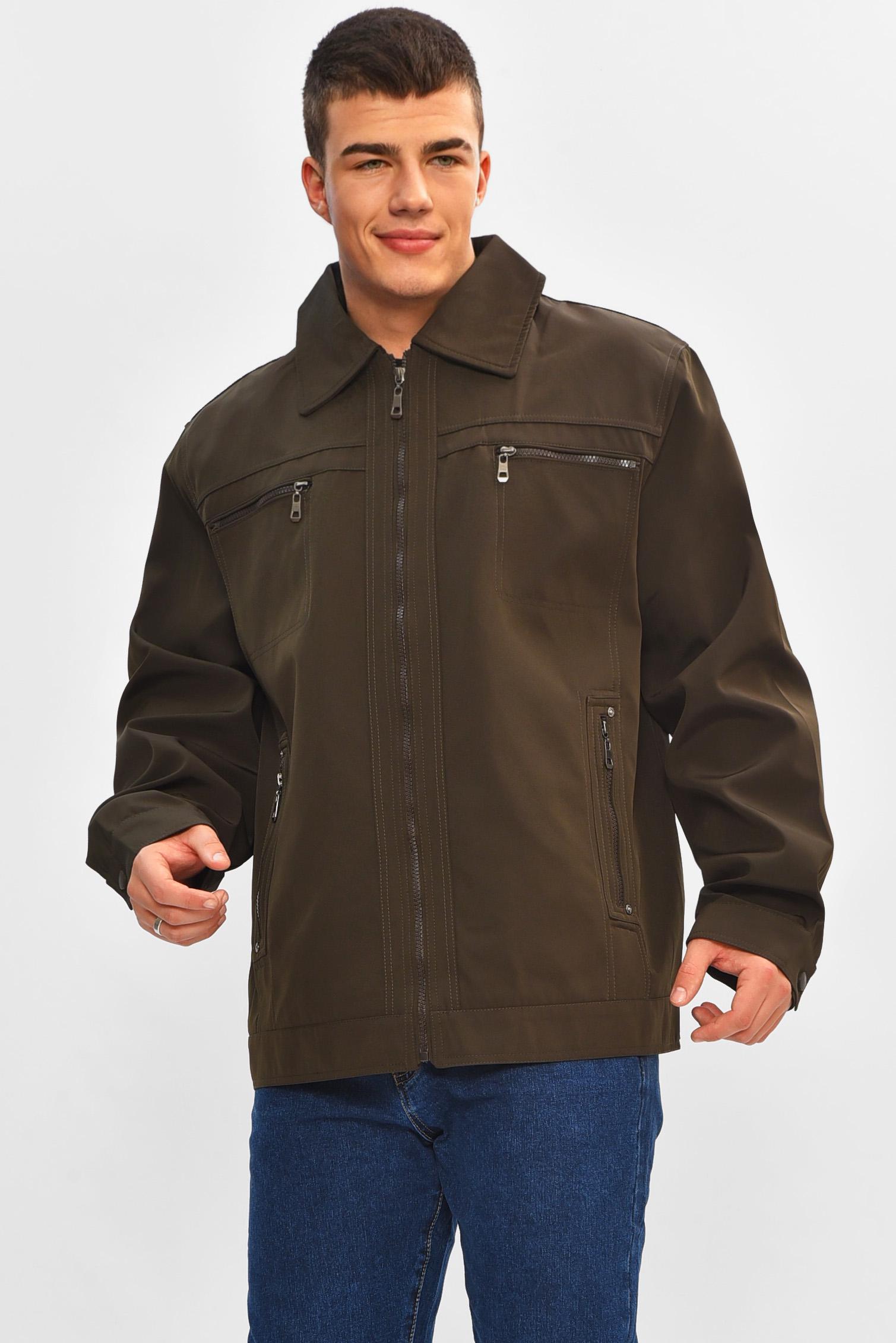 Куртка чоловіча демісезонна напівбатальна 4XL Хакі (207055)