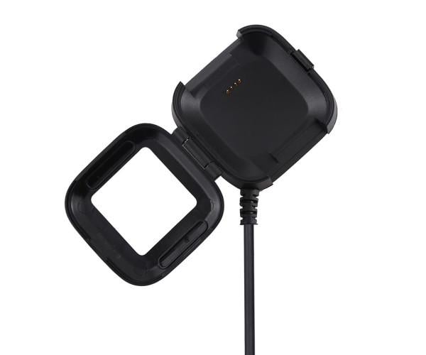Зарядное устройство с кабелем для смарт-часов Fitbit Versa Black Зарядное устройство с кабелем для смарт-часов Fitbit Versa Black