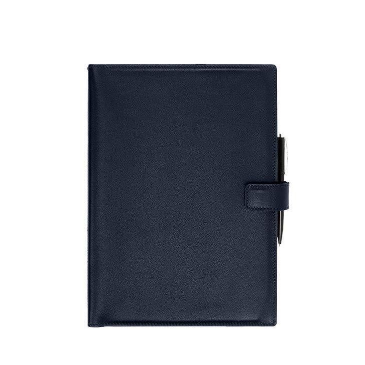 Блокнот шкіряний Софт-бук 9.2 Краст А4 Синій (A-027961) - фото 1