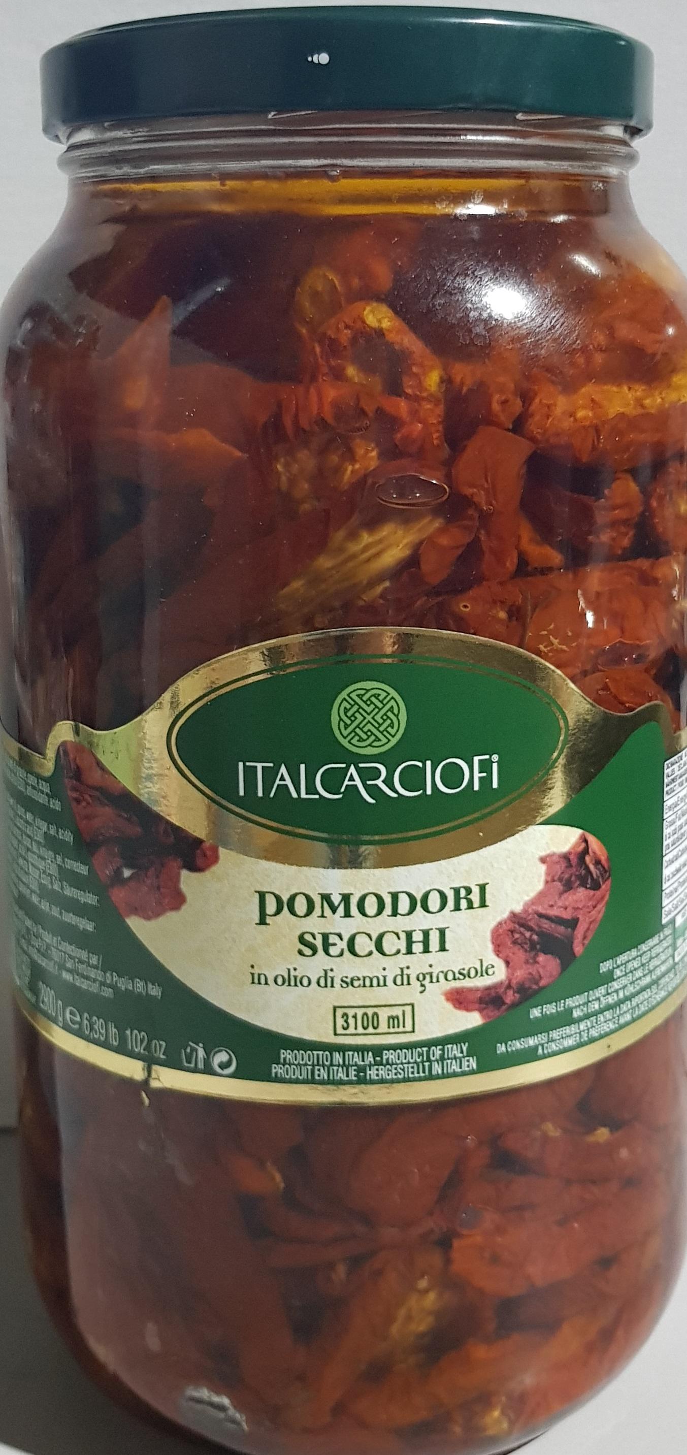 Томати в'ялені Italcarciofi в олії 3100 мл  (12970589)