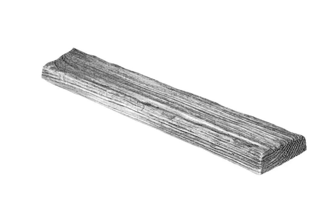 Панель полиуретановая DECOWOOD Рустик ET 306 classic 12х3,5 см 2 м Серый (2356439931)