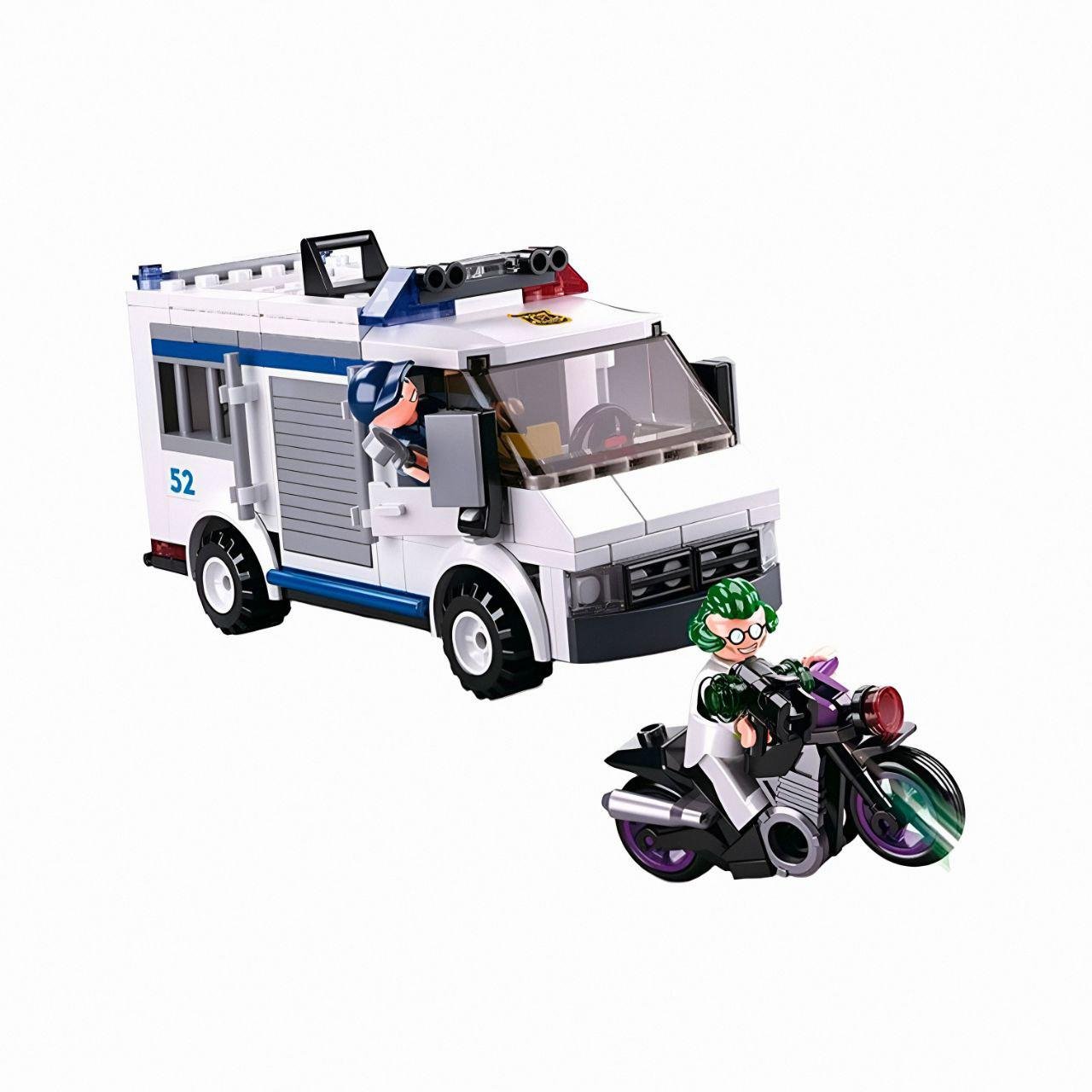 Конструктор Sluban M38-B0652 "Полицейская погоня" 117 деталей