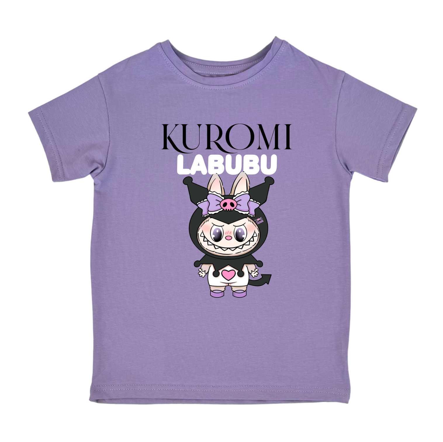 Футболка TM Spinogriz СПИ2025 "Labubu kuromi" 122 см Фіолетовий (26970730)